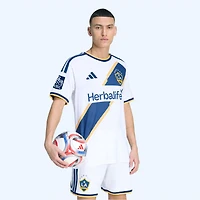 Men's adidas White LA Galaxy 2026 The VeloCITY Kit On-Field Authentic Patch Jersey