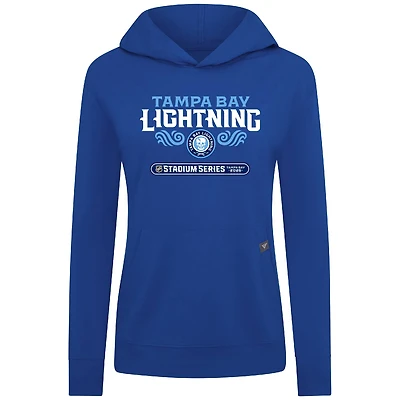 Women's Levelwear  Blue Tampa Bay Lightning 2026 NHL Stadium Series Relay Long Sleeve T-Shirt Hoodie