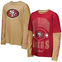 Preschool Outerstuff  Scarlet/Gold San Francisco 49ers Motion Combo Set