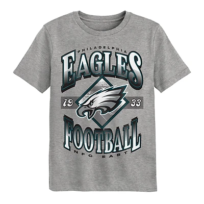 Preschool Outerstuff Dark Heather Gray Philadelphia Eagles Of Days Past T-Shirt