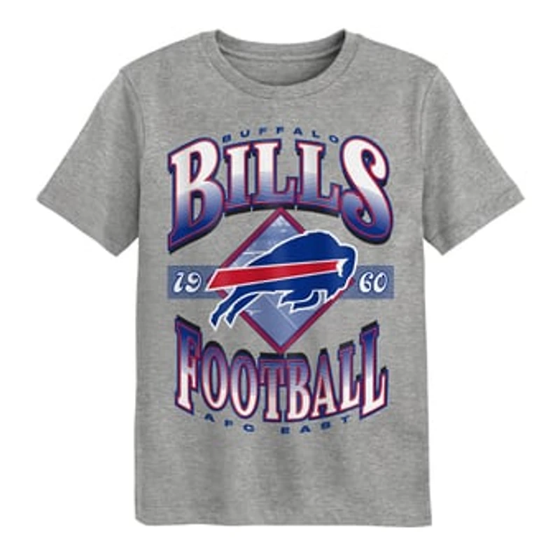 Preschool Outerstuff Dark Heather Gray Buffalo Bills Of Days Past T-Shirt