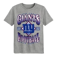 Preschool Outerstuff Dark Heather Gray New York Giants Of Days Past T-Shirt
