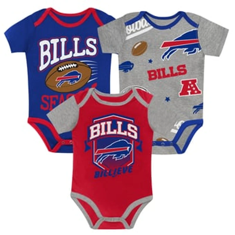 Infant Outerstuff  Buffalo Bills First Round Pick 3-Piece Bodysuit Set