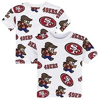 Toddler Outerstuff White San Francisco 49ers Mascot Play T-Shirt