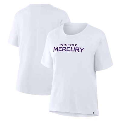 Women's  White Phoenix Mercury Club T-Shirt