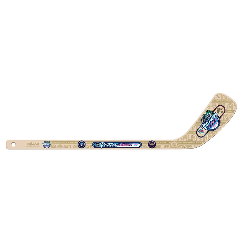 Florida Panthers vs. New York Rangers Inglasco 2026 NHL Winter Classic Mini Wood Hockey Stick