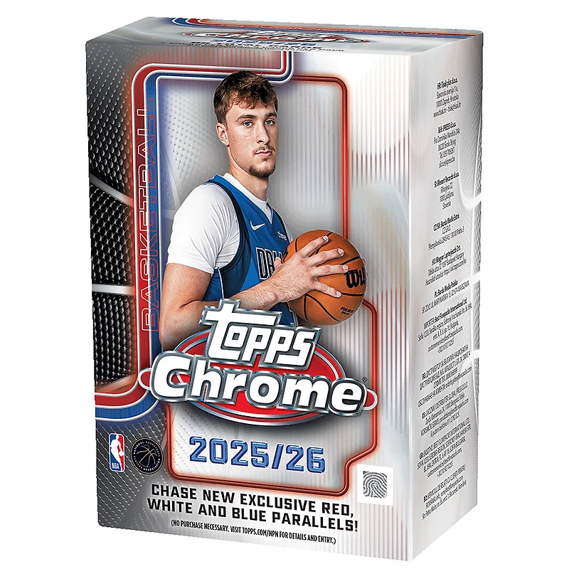 2025 Topps Chrome Basketball Factory Sealed Value Box