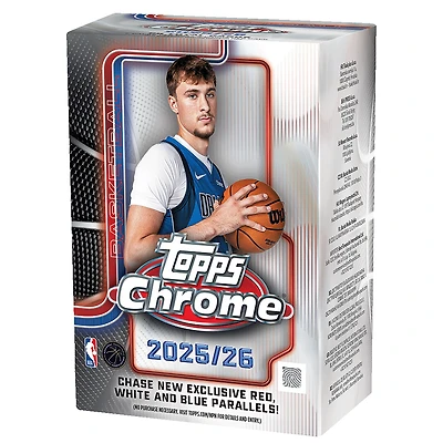 2025 Topps Chrome Basketball Factory Sealed Value Box