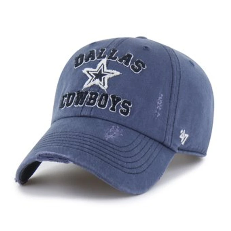 Men's '47  Navy Dallas Cowboys Seymoore Clean Up Adjustable Hat