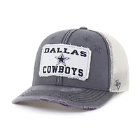 Men's '47 Charcoal Dallas Cowboys Well-Worn Egremont Adjustable Trucker Hat
