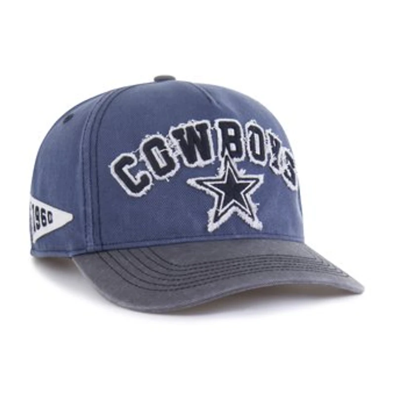 Men's '47 Navy/Charcoal Dallas Cowboys Well-Worn Calderwood Hitch Adjustable Hat