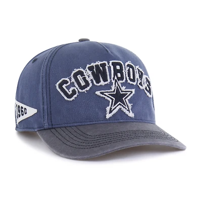 Men's '47 Navy/Charcoal Dallas Cowboys Well-Worn Calderwood Hitch Adjustable Hat