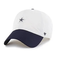 Men's '47 Cream/Navy Dallas Cowboys Modernia Clean Up Adjustable Hat