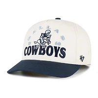 Men's '47  Natural/Navy Dallas Cowboys Retro Hitch Adjustable Hat