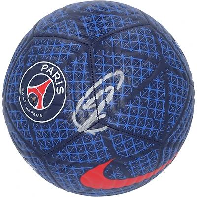 Zlatan Ibrahimovic Paris Saint-Germain Autographed Blue Nike Size 5 Soccer Ball