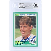 Troy Aikman Dallas Cowboys Autographed 1989 Score #270 Beckett Fanatics Witnessed Authenticated Rookie Card