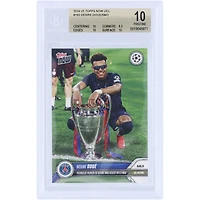 Désiré Doué Paris Saint-Germain 2024-25 Topps Now UCL Youngest Player to Score and Assist in a Final #162 BGS Authenticated 10 Card - 10,9.5,10,10 Subgrades