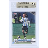 Franco Mastantuono Argentina National Team 2024-25 Topps Now Youngest Debutant for Argentina #1 BGS Authenticated 10 Card - 10,10,9.5,10 Subgrades