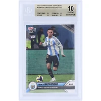 Franco Mastantuono Argentina National Team 2024-25 Topps Now Youngest Debutant for Argentina #1 BGS Authenticated 10 Card - 10,10,10,9.5 Subgrades