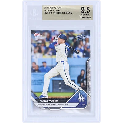 Freddie Freeman Los Angeles Dodgers 2025 Topps Now All-Star Game 2025 MLB All-Star Game Selection NL #ASG-FF BGS Authenticated 9.5 Card