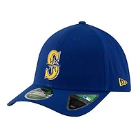 Men's New Era  Blue Seattle Mariners Player Replica 39THIRTY M-Crown Flex Hat