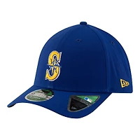 Men's New Era  Blue Seattle Mariners Player Replica 39THIRTY M-Crown Flex Hat