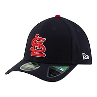 Men's New Era  Black St. Louis Cardinals Player Replica 39THIRTY M-Crown Flex Hat