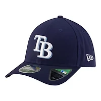 Men's New Era  Navy Tampa Bay Rays Player Replica 39THIRTY M-Crown Flex Hat