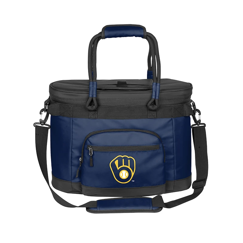 Logo Brands Milwaukee Brewers 35 Can Flex Cooler