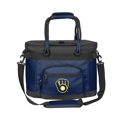 Logo Brands Milwaukee Brewers 35 Can Flex Cooler
