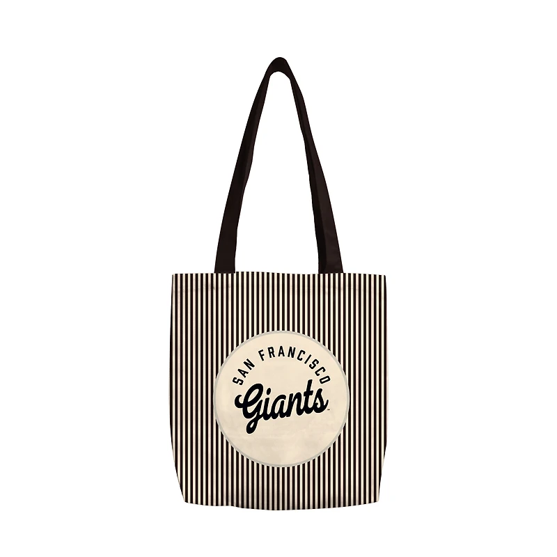 Logo Brands Black San Francisco Giants Classic Canvas Tote