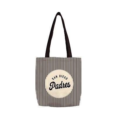 Logo Brands Black San Diego Padres Classic Canvas Tote