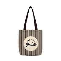 Logo Brands Black San Diego Padres Classic Canvas Tote