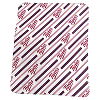 Logo Brands Minnesota Twins 50" x 60" Classic Vertical Stripe Fleece Throw Blanket