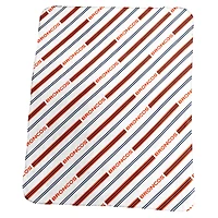 Logo Brands Denver Broncos 50" x 60" Classic Vertical Stripe Fleece Throw Blanket