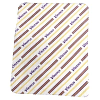 Logo Brands Minnesota Vikings 50" x 60" Classic Vertical Stripe Fleece Throw Blanket