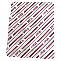 Logo Brands Arizona Diamondbacks 50" x 60" Classic Vertical Stripe Fleece Throw Blanket
