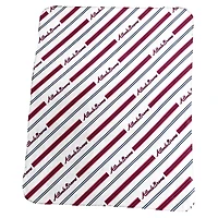 Atlanta Braves Classic Vertical Stripe Fleece Throw Blanket