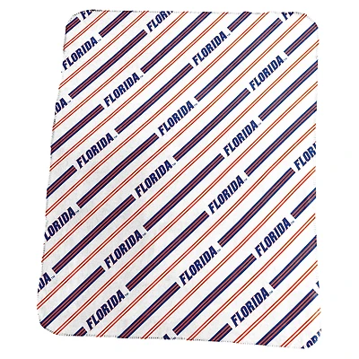 Logo Brands Florida Gators 50" x 60" Classic Vertical Stripe Fleece Throw Blanket