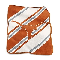 Texas Longhorns Raschel Stripe Throw Blanket