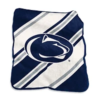 Penn State Nittany Lions Raschel Stripe Throw Blanket