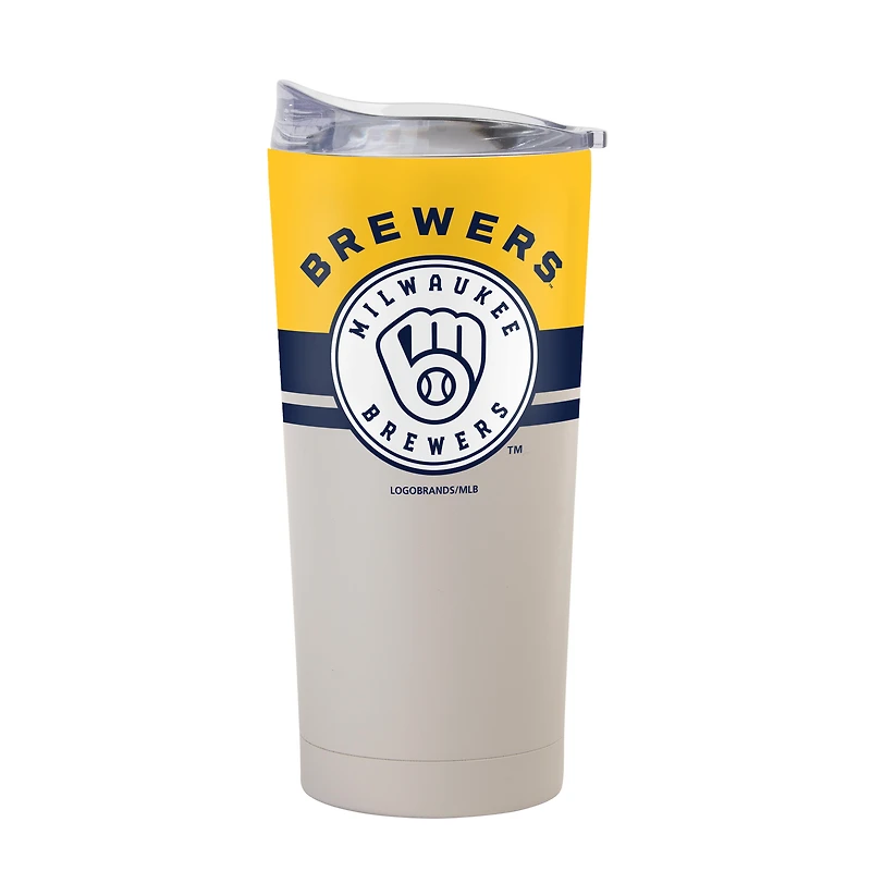 Logo Brands Milwaukee Brewers 20oz. Horizon Powder Coat Tumbler