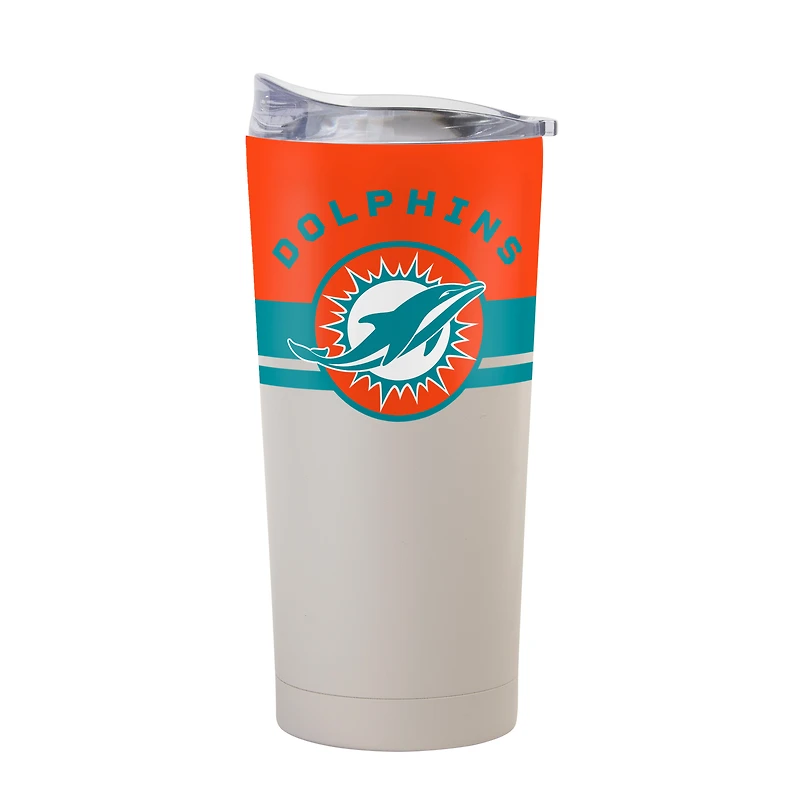 Logo Brands Miami Dolphins 20oz. Horizon Powder Coat Tumbler