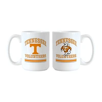 Logo Brands Tennessee Volunteers 15oz. Current & Throwback Mug Set