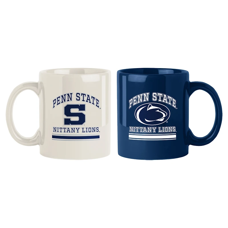 Penn State Nittany Lions 15oz. Current & Throwback Mug Set