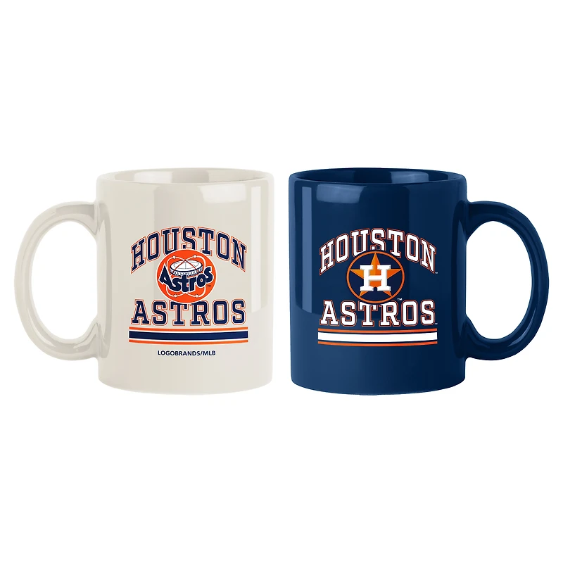 Houston Astros 15oz. Current & Throwback Mug Set