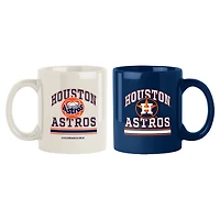 Houston Astros 15oz. Current & Throwback Mug Set