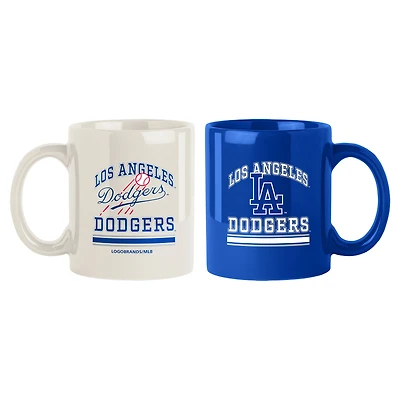 Los Angeles Dodgers 15oz. Current & Throwback Mug Set