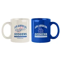 Los Angeles Dodgers 15oz. Current & Throwback Mug Set
