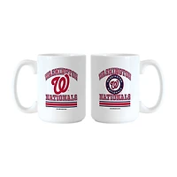 Logo Brands Washington Nationals 15oz. Current & Throwback Mug Set